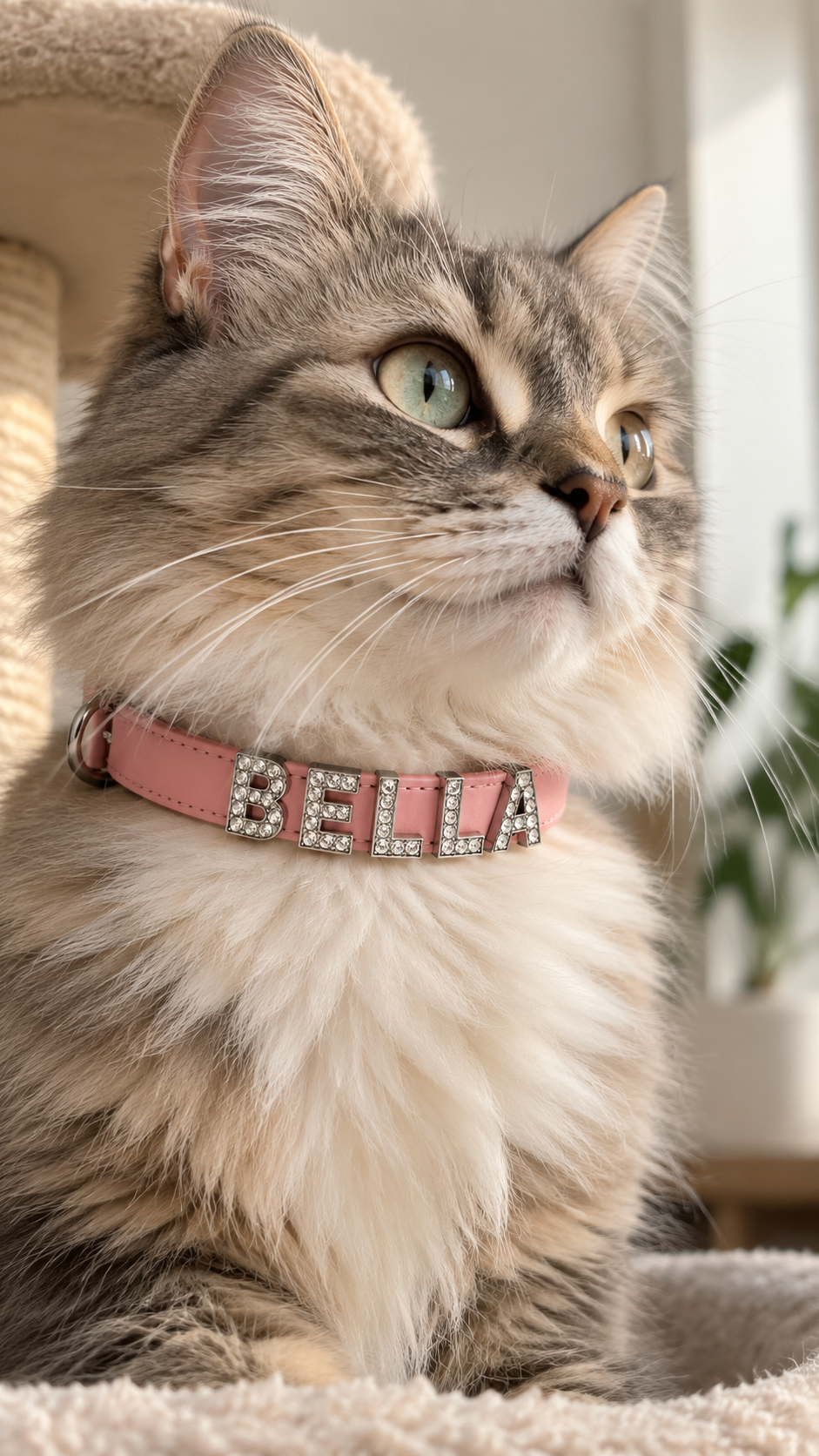Crystal Name Letters for Dog & Cat Collars (10mm)
