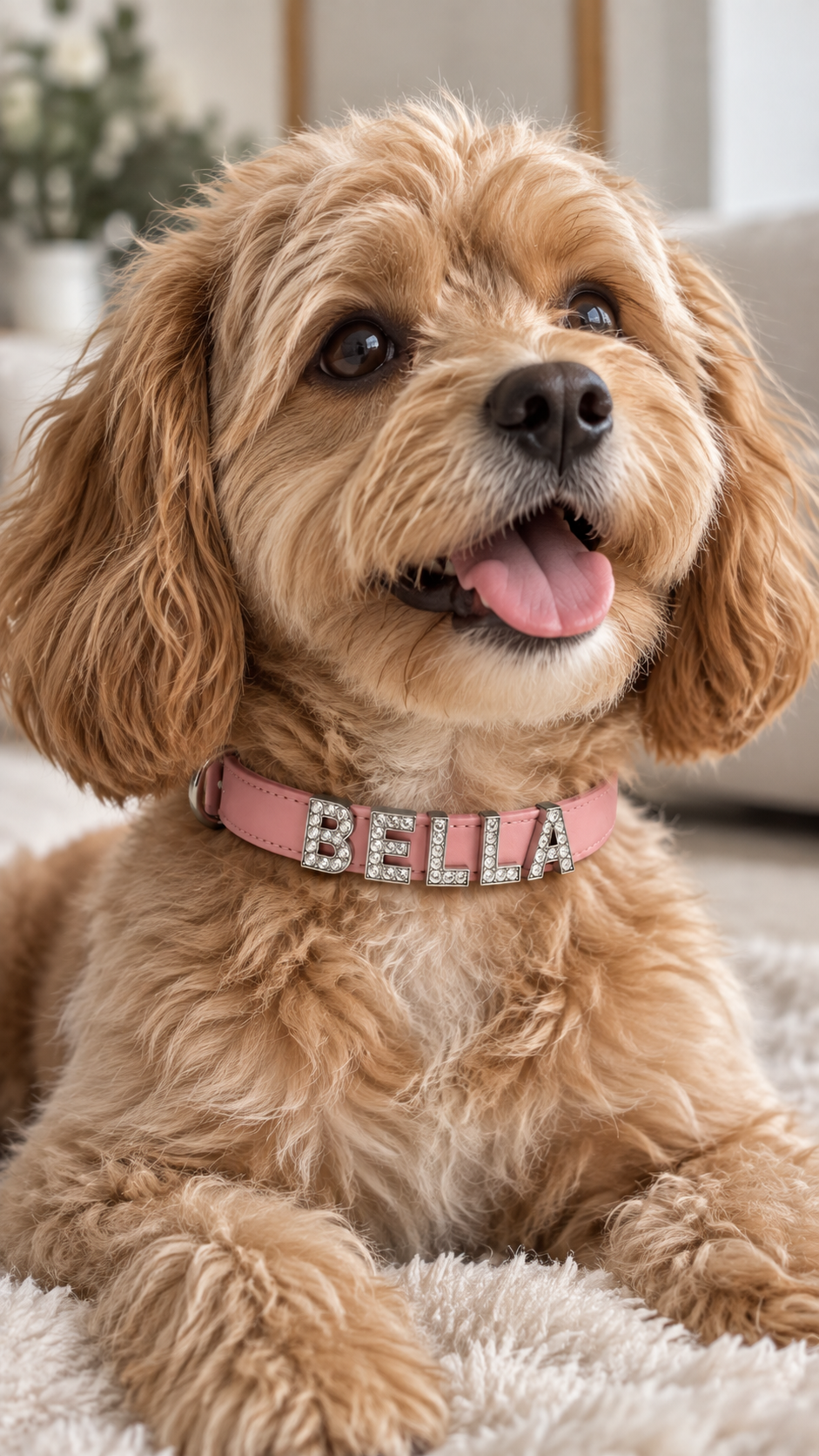Crystal Name Letters for Dog & Cat Collars (10mm)